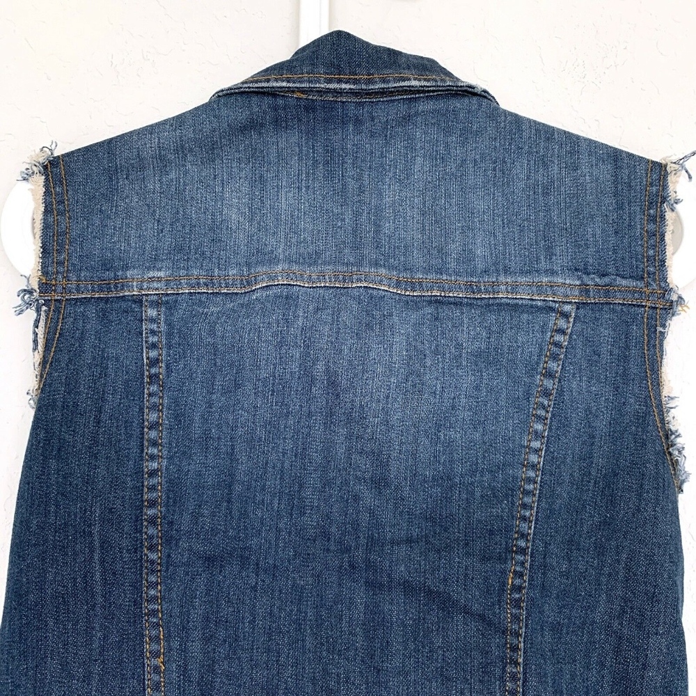 Romeo & Juliet Couture Embellished Denim Vest - Picture 7 of 8